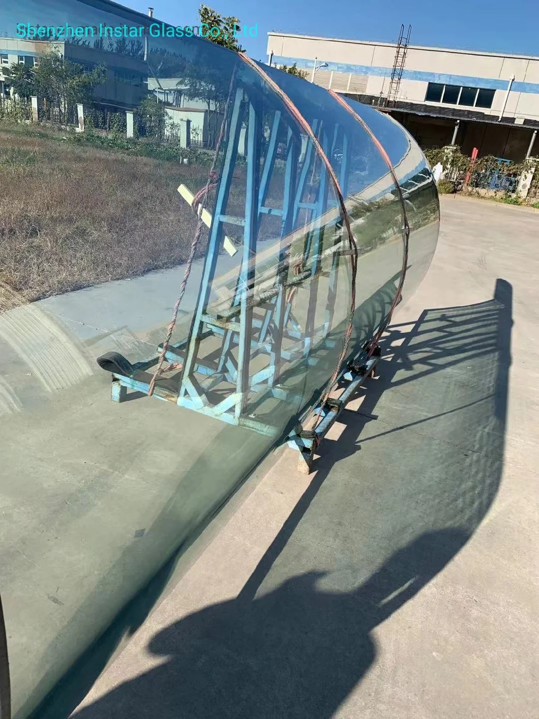 Oversize Clear Curved Tempered Double Laminated Insulated Safety Building Glass