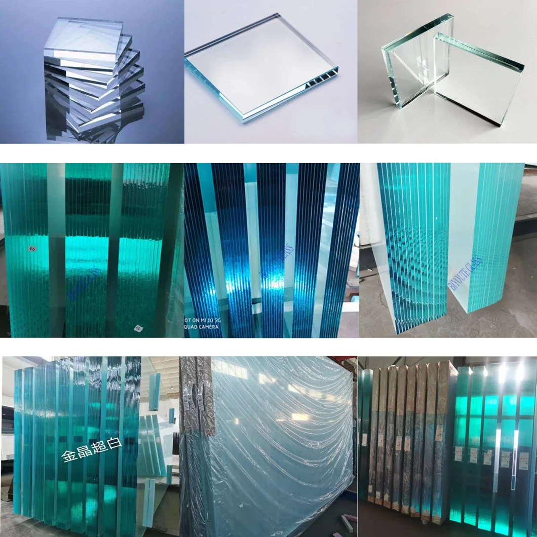 2mm - 22mm Ultra Clear, Extra Clear Low Iron Float Building Glass